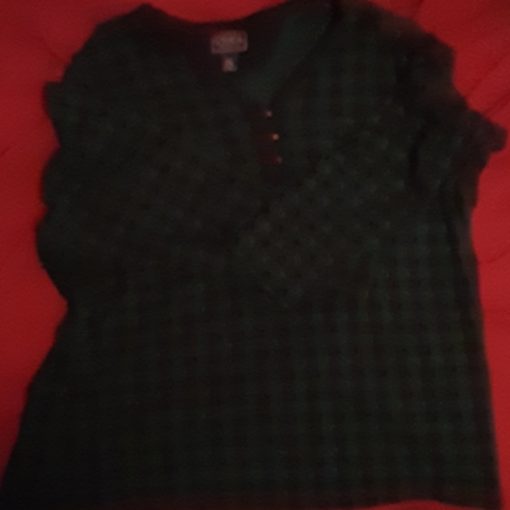 Brand: chaps classic. Size: 2x color:green black